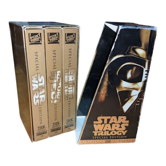Star Wars Trilogy | 1997 Special Edition THX Box with x3 VCR Tapes | Vintage - Picture 1 of 16